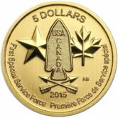 1/10 oz. Gold Canadian First Special Forces
