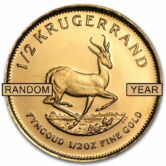 1/2 oz. Gold South African Krugerrand