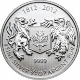 1/2 oz. Canadian Platinum War of 1812 Coin