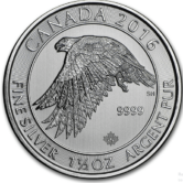 1.5 oz. Silver Canadian Gyrfalcon