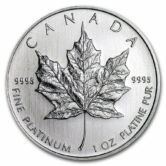 1 oz. Platinum Canadian Maple Leaf