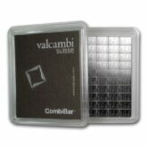 100x 1 gram Silver Bar - Valcambi Silver CombiBar™