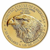 2021 1/2 oz American Gold Eagle Coin (BU Type 2)