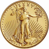 2022 1/10 oz American Gold Eagle Coin (BU)