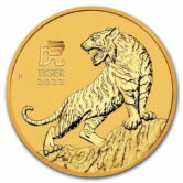 2022 1/10 oz Australia Gold Lunar Tiger BU (Series III)