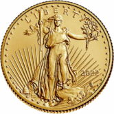 2022 1/4 oz American Gold Eagle Coin (BU)