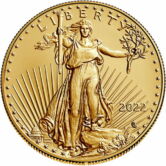 2022 1 oz American Gold Eagle Coin (BU)