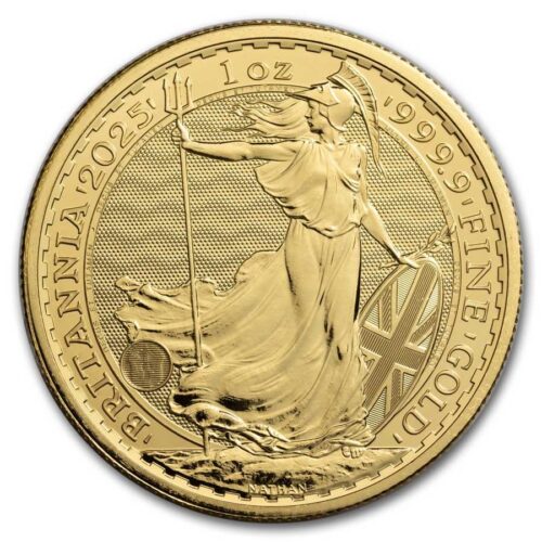 2025 1 oz Gold Great Britain Britannia Coin (BU)