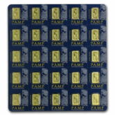 25 Gram Multi Sheet PAMP Gold Bar