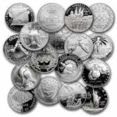 US Mint Silver $1 Commemorative Coin BU/PF