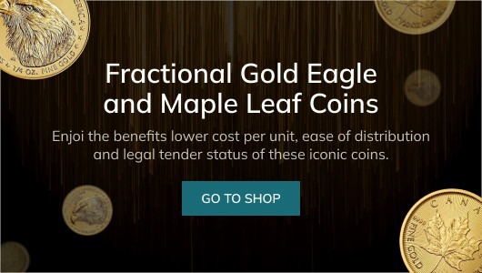 Fractional Gold Eagle and Maple Leaf Coins