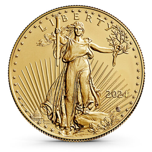 2024 1/10 oz. Gold American Eagle Coin (BU) - Image 2