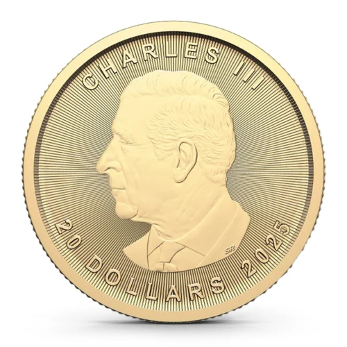 2025 1/2 oz. Gold Canadian Maple Leaf Coin (BU) - Image 2