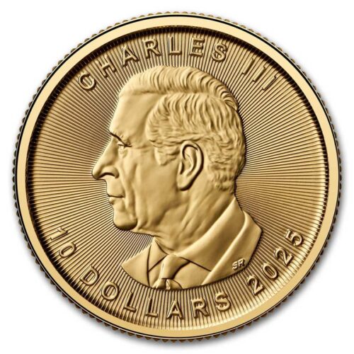 2025 1/4 oz. Gold Canadian Maple Leaf Coin (BU) - Image 2
