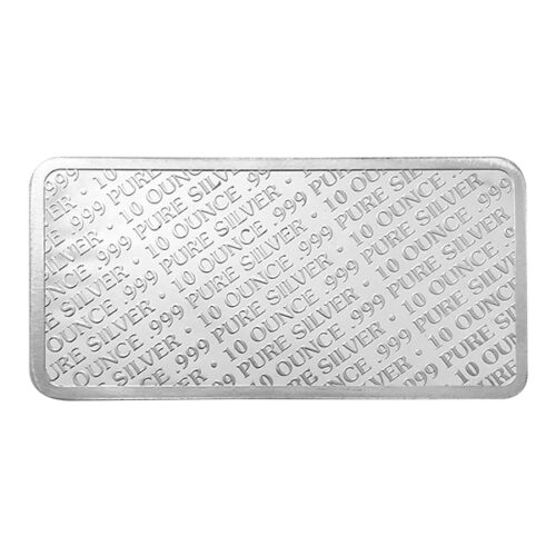10 oz. Highland Mint Silver Bar (Buffalo Design) - Image 2