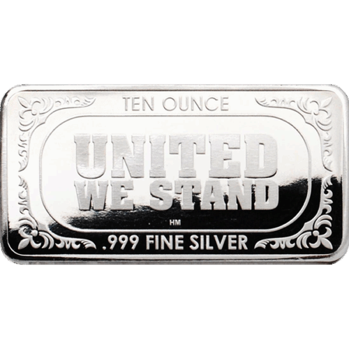 10 oz. Highland Mint Silver Bar (American Flag Design) - Image 2
