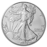 2024-P 1 oz. Silver American Eagle BU (Star Privy)
