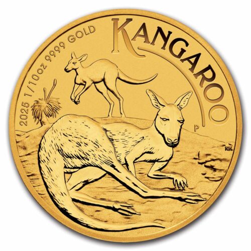 2025 1/10 oz. Gold Australian Kangaroo Coin (BU)