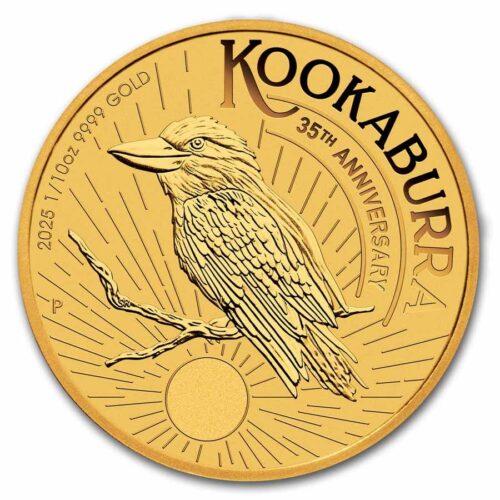 2025 1/10 oz Gold Australian Kookaburra Coin (BU)