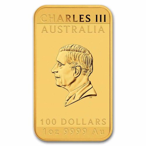2025 1 oz Gold Australian Dragon Rectangular Coin (BU) - Image 2