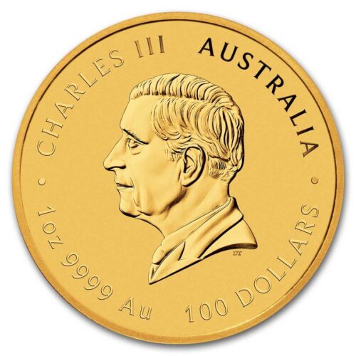 2025 1 oz Gold Australian Lunar Snake BU (Series III) - Image 2