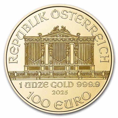2025 1 oz. Gold Austrian Philharmonic Coin (BU) - Image 2