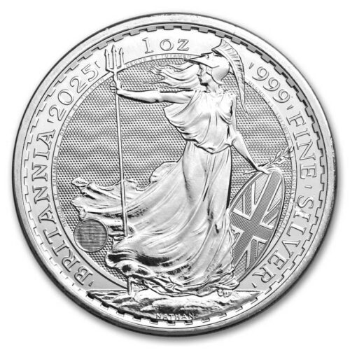 2025 1 oz Silver Great Britain Britannia Coin (BU)