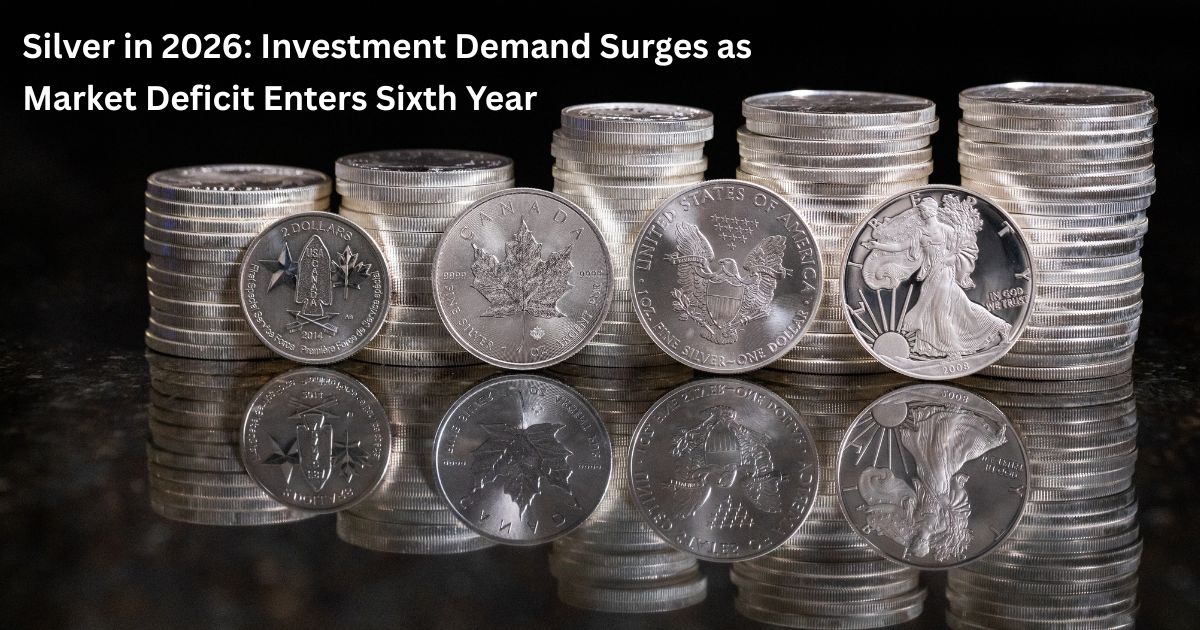 Silver in 2026 Investment Demand Surges as Market Deficit Enters Sixth Year