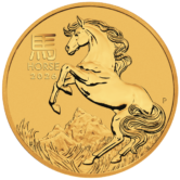 2026 Australia 1 oz Gold Lunar Horse BU (Series III)