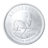 2026 1 oz. Silver South African Krugerrand Coin (BU)